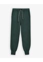 Jogger Tiro Medio Algodón Verde Mujer Verde de Gef