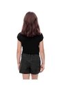 Falda Short Denim Negra Niña Azul de Gef