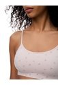 Top Soporte Medio Seamless Estampado Mujer Rosa de Gef