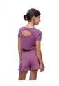 Camiseta Regular Corta Morada Niña Purpura de Gef