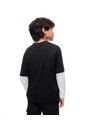 Camibuzo Regular Algodón Estampado Niño Negro de Gef