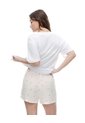 Short Blanco Estampado Mujer Blanco de Gef