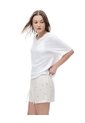 Short Blanco Estampado Mujer Blanco de Gef