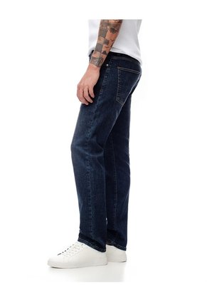 Jean Straight índigo Oscuro Hombre Azul