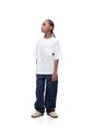 Camiseta Oversize Algodón Blanca Niño Blanco de Gef