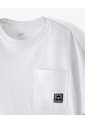 Camiseta Oversize Algodón Blanca Niño Blanco de Gef