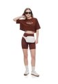 Biker Deportivo Seamless Café Mujer Cafe de Gef