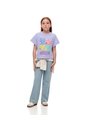 Camiseta Regular Stitch Morada Niña Lila de Gef