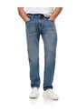 Jean Tappered índigo Medio Hombre Azul Oscuro de Gef