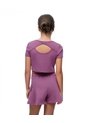 Short Tiro Alto Morado Niña Purpura de Gef