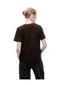 Camiseta Regular Algodón Chocolate Mujer Chocolate de Gef