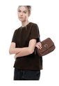 Camiseta Regular Algodón Chocolate Mujer Chocolate de Gef