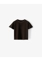 Camiseta Regular Algodón Chocolate Mujer Chocolate de Gef
