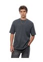 Camiseta Regular Manga Corta Gris Ada Hombre Gris de Gef