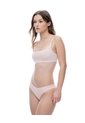 Top Soporte Medio Seamless Palo Rosa Mujer Rosa de Gef