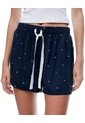 Short Azul Estampado Mujer Azul de Gef
