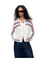 Suéter Regular Rayas Blanco Mujer Blanco de Gef