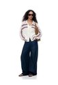 Suéter Regular Rayas Blanco Mujer Blanco de Gef
