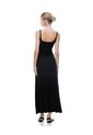 Vestido Largo Negro Mujer Negro de Gef