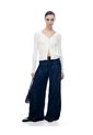Suéter Slim Rib Blanco Mujer Blanco de Gef