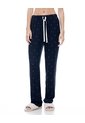 Pantalón Regular Tiro Medio Azul Estampado Mujer Azul de Gef