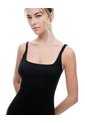 Vestido Largo Negro Mujer Negro de Gef