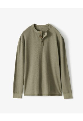Camibuzo Regular Algodón Oliva Hombre Verde
