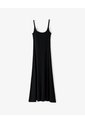 Vestido Largo Negro Mujer Negro de Gef
