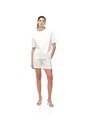 Camiseta Oversize Blanca Mujer Blanco de Gef