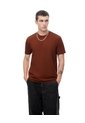 Camiseta Oversize Algodón Café Hombre Cafe de Gef