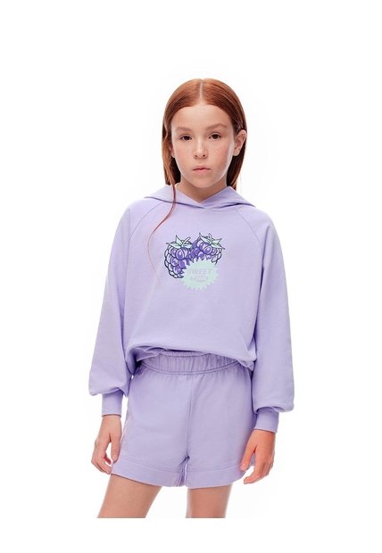 Short Algodón Lavanda Niña Lila