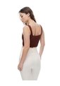 Top Deportivo Soporte Medio Seamless Uso 2 En 1 Café Mujer Cafe de Gef
