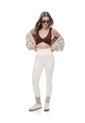 Top Deportivo Soporte Medio Seamless Uso 2 En 1 Café Mujer Cafe de Gef