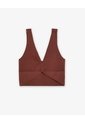 Top Deportivo Soporte Medio Seamless Uso 2 En 1 Café Mujer Cafe de Gef