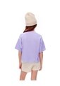 Camiseta Oversize Algodón Lavanda Niña Lila de Gef