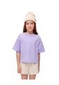 Camiseta Oversize Algodón Lavanda Niña Lila de Gef