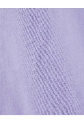 Camiseta Oversize Algodón Lavanda Niña Lila