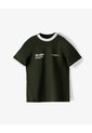 Camiseta Regular Manga Corta Verde Niño Verde de Gef