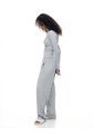 Pantalón Regular Tiro Medio Gris Mujer Gris de Gef