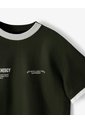 Camiseta Regular Manga Corta Verde Niño Verde de Gef