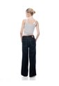 Jean Wide Leg Tiro Medio índigo Osc Mujer Azul de Gef
