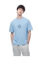 Camiseta Manga Corta Regular Estampado Azul Claro Hombre Azul de Gef