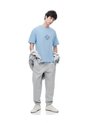 Camiseta Manga Corta Regular Estampado Azul Claro Hombre Azul de Gef