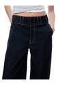 Jean Wide Leg Tiro Medio índigo Osc Mujer Azul de Gef