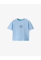 Camiseta Manga Corta Regular Estampado Azul Claro Hombre Azul de Gef