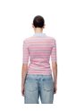 Polo Slim Tejido De Punto Rayas Mujer Azul de Gef