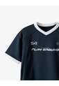 Camiseta Regular Manga Corta Azul Niño Azul de Gef