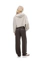 Pantalón Loose Tiro Alto Chocolate Mujer Chocolate de Gef