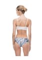 Panty Cachetero Tiro Medio Invisible Estampado Mujer Azul de Gef