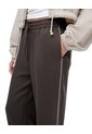 Pantalón Loose Tiro Alto Chocolate Mujer Chocolate de Gef
